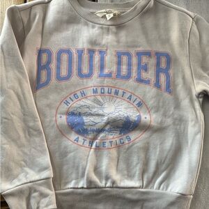 Boulder Athletics Kids Cream Sweater (StitchFix)